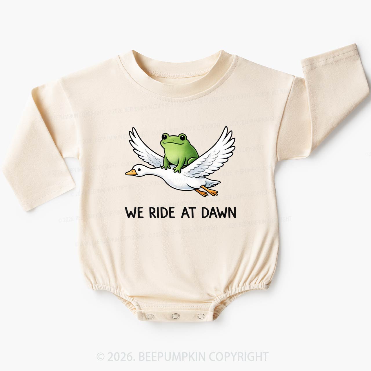 We Ride at Dawn Baby Bubble Romper