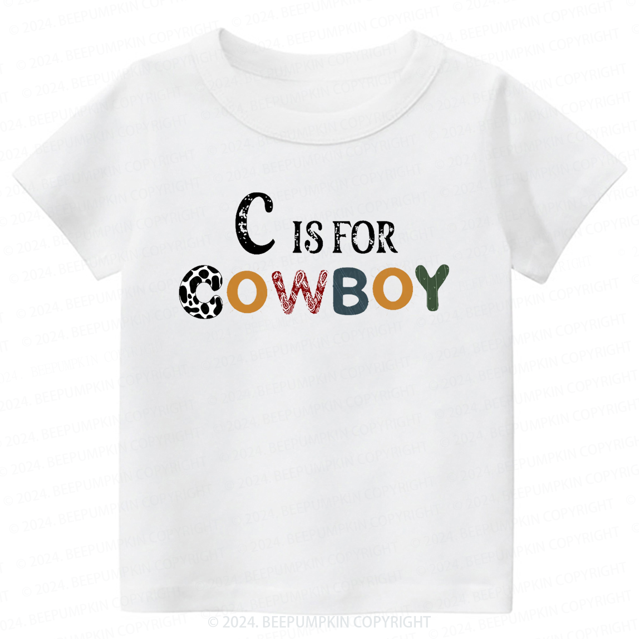 C Is For Cowboy Toddler&Kids Tees 