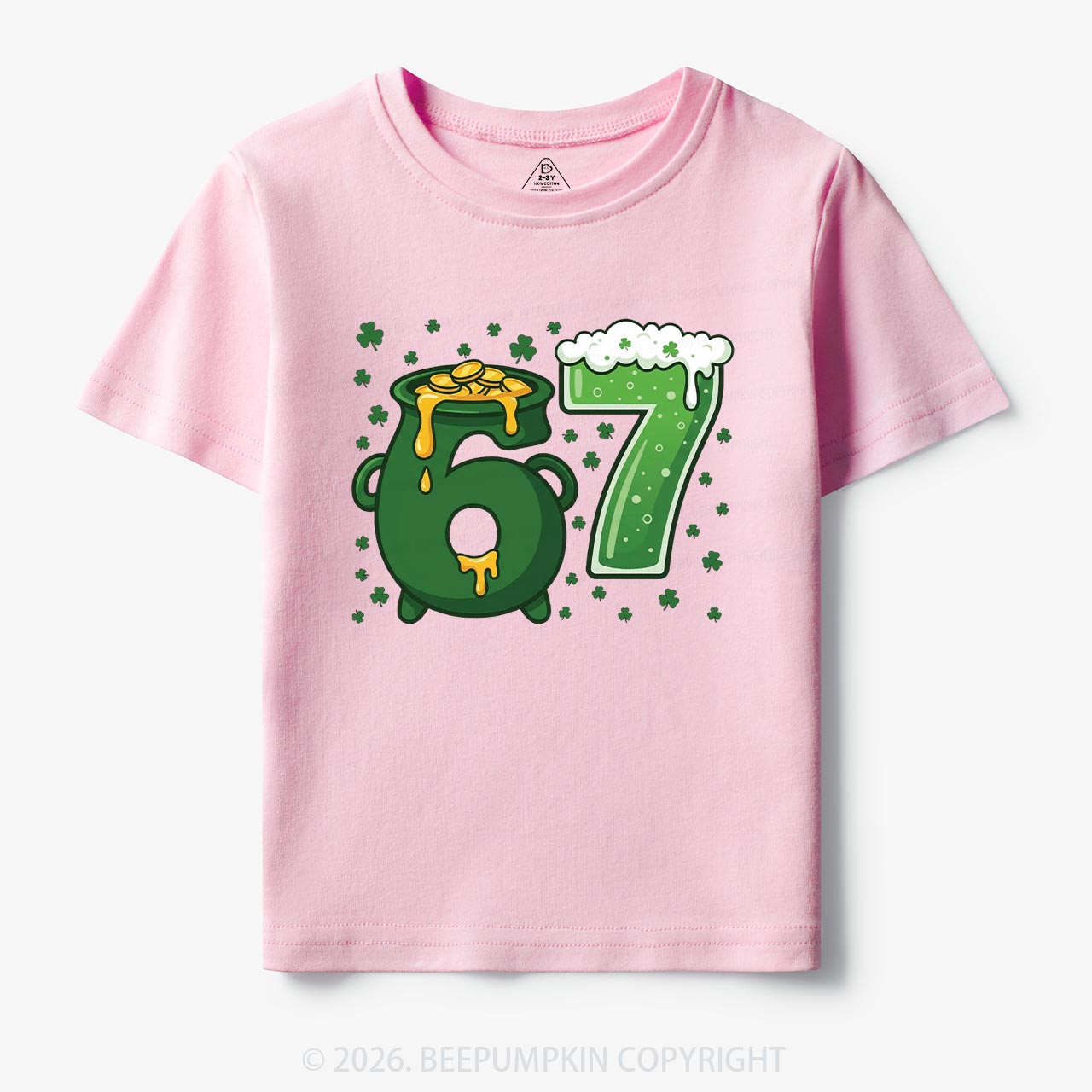 Six Seven St Patrick's Day Toddler&Kid's Tees Beepumpkin