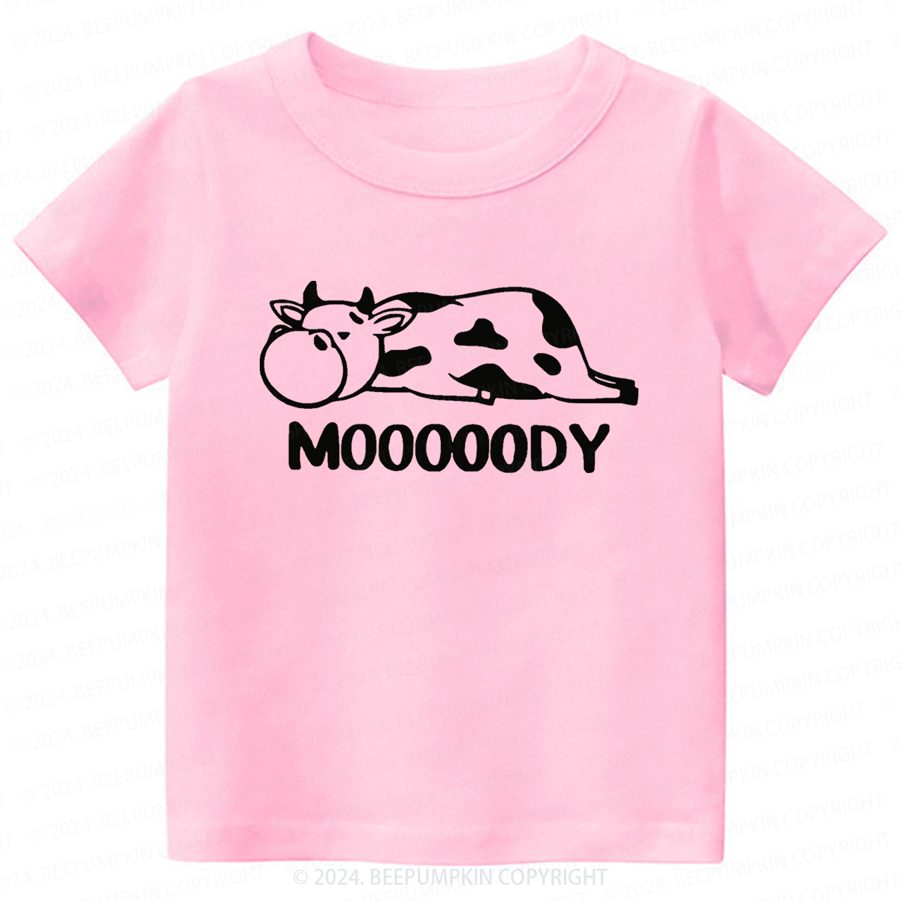 Mooooody Cow Toddler&Kids Tees  
