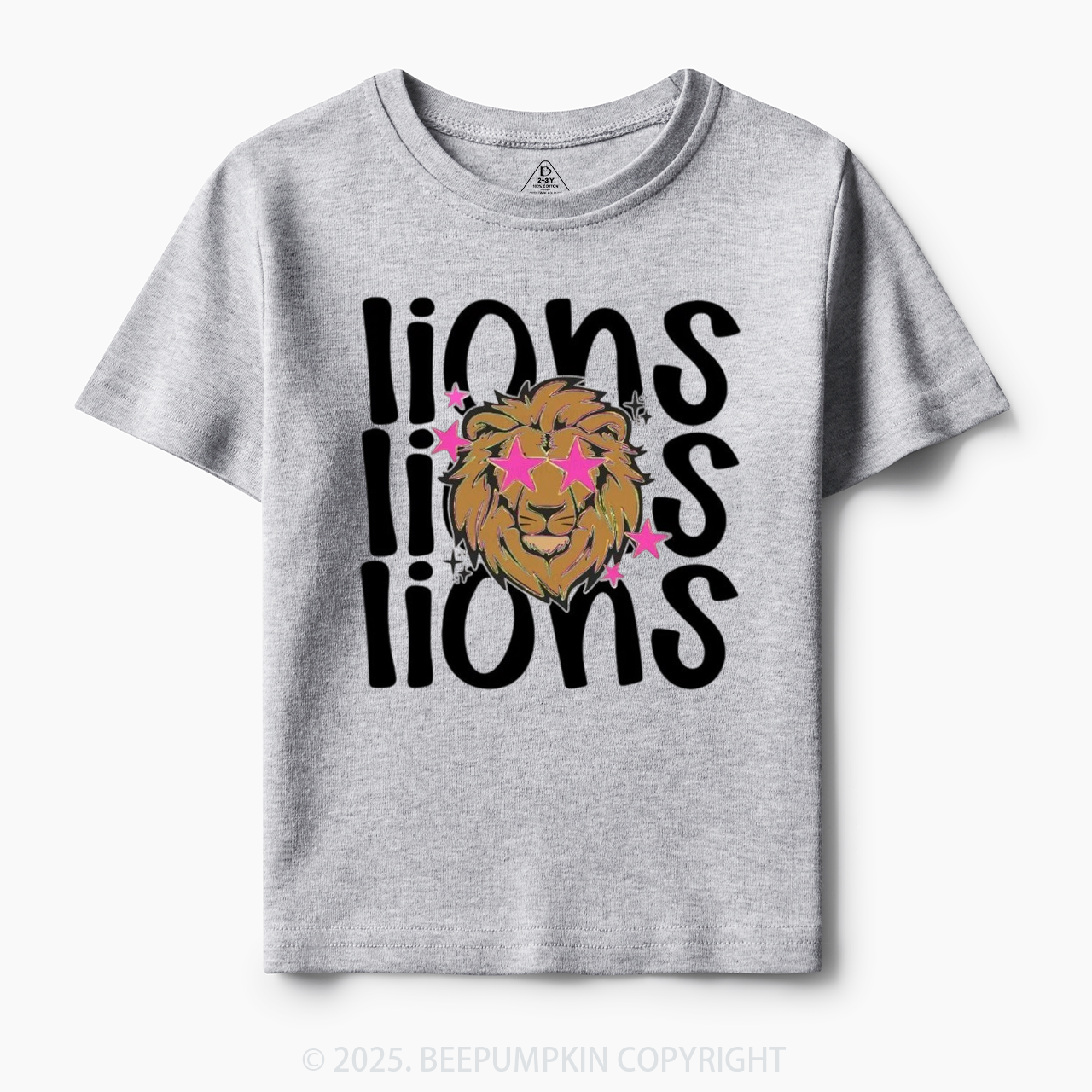 School Mascot Lions Toddler&Kid's Tees Beepumpkin