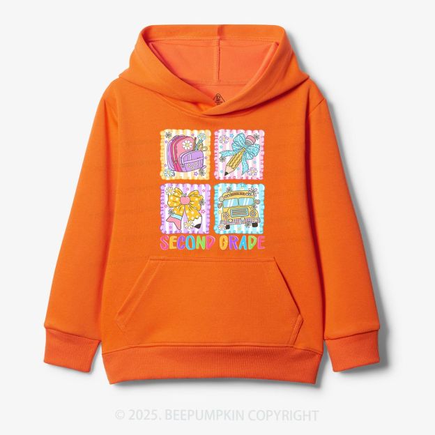 Learning Squares Kid's Hoodies Beepumpkin