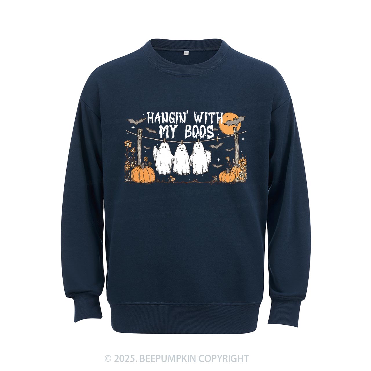 Hangin’ With My Boos Sweatshirt Beepumpkin