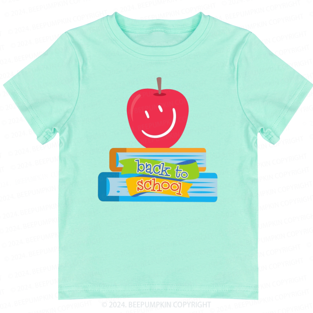 Bookstack Apple Books Back To School Shirt 