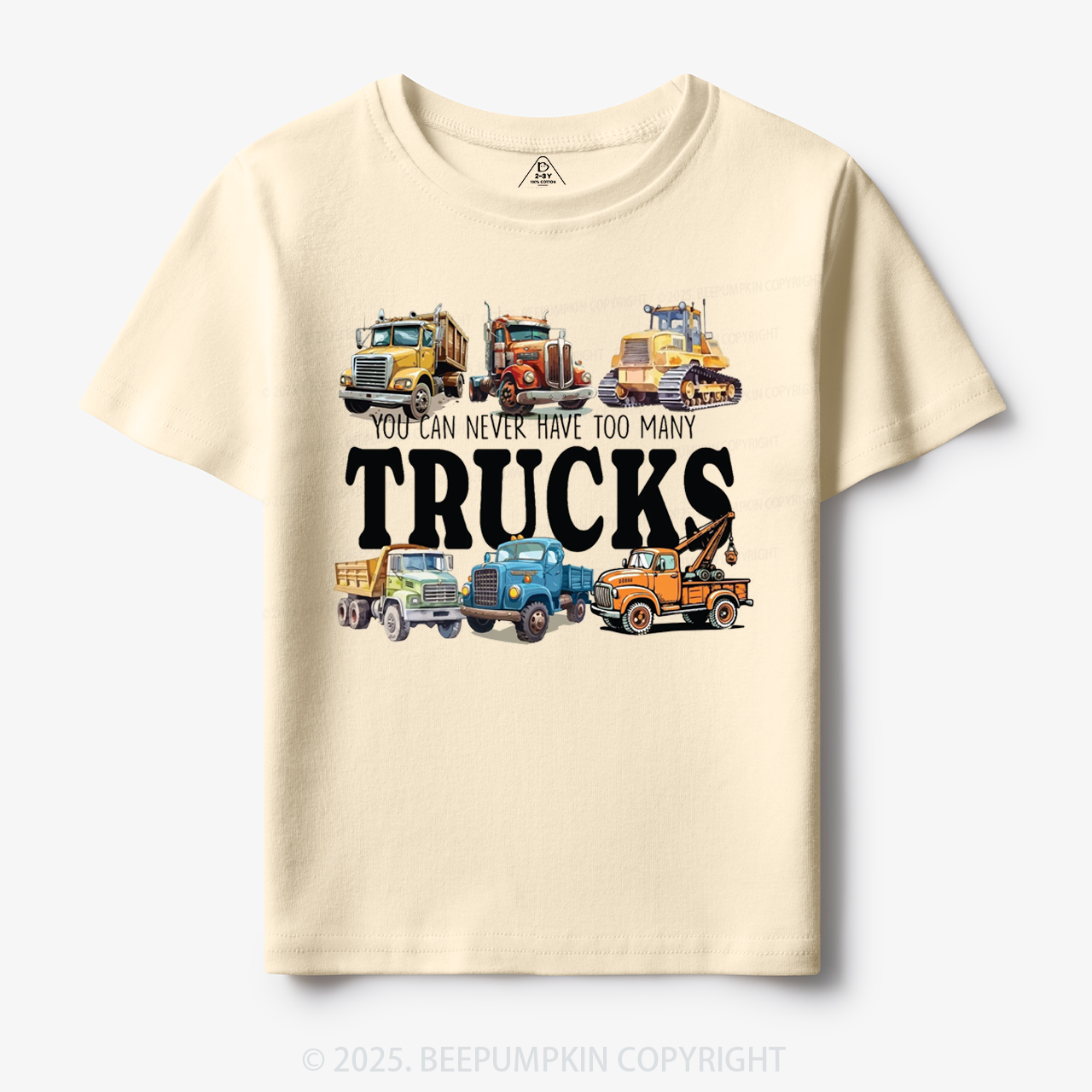 Trucks Toddler&Kid's Tees Beepumpkin 7