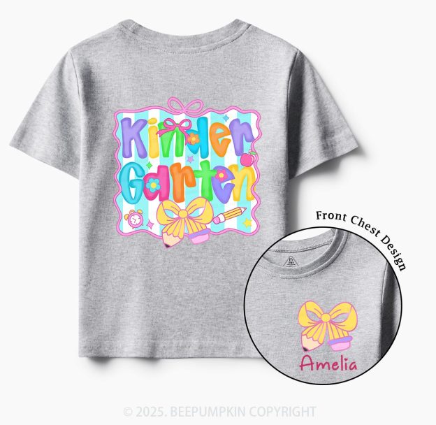 Personalized Learning in Color Toddler&Kid's Tees Beepumpkin