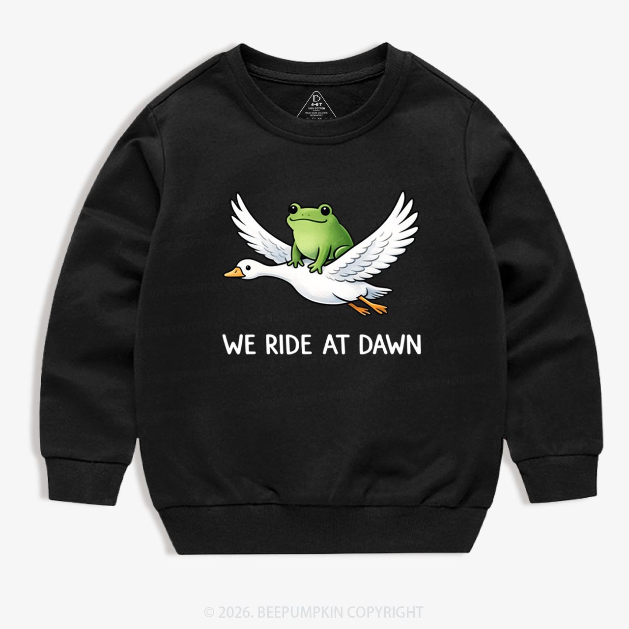We Ride at Dawn Kid's Sweatshirt