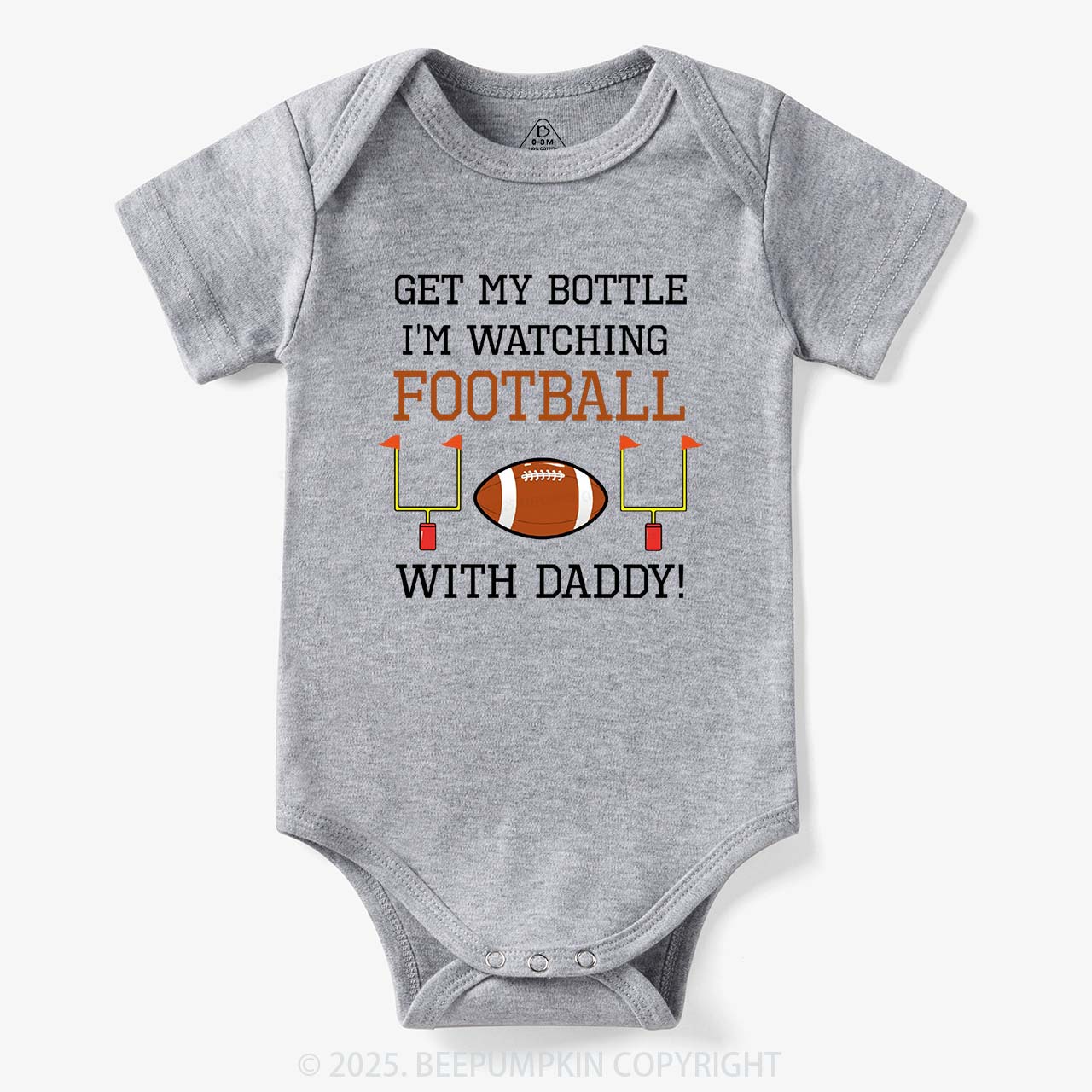  Football With Daddy Bodysuit Beepumpkin