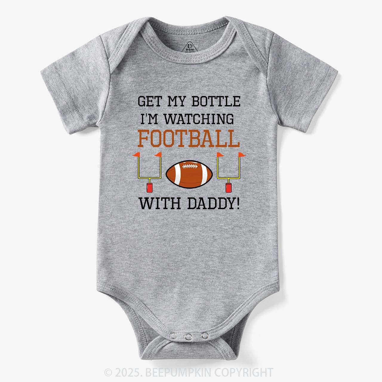  Football With Daddy Bodysuit Beepumpkin