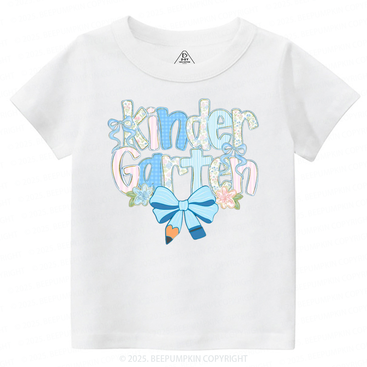 Personalized Floral Bundle Back To School Toddler&Kid's Tees Beepumpkin