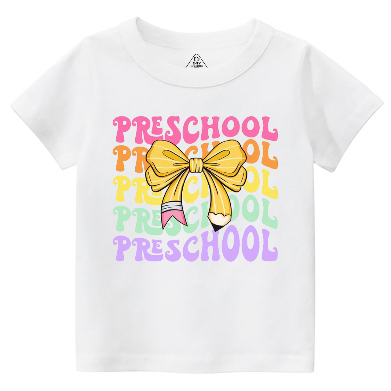 Personalized Retro Back To Shool Toddler&Kid's Tees Beepumpkin 