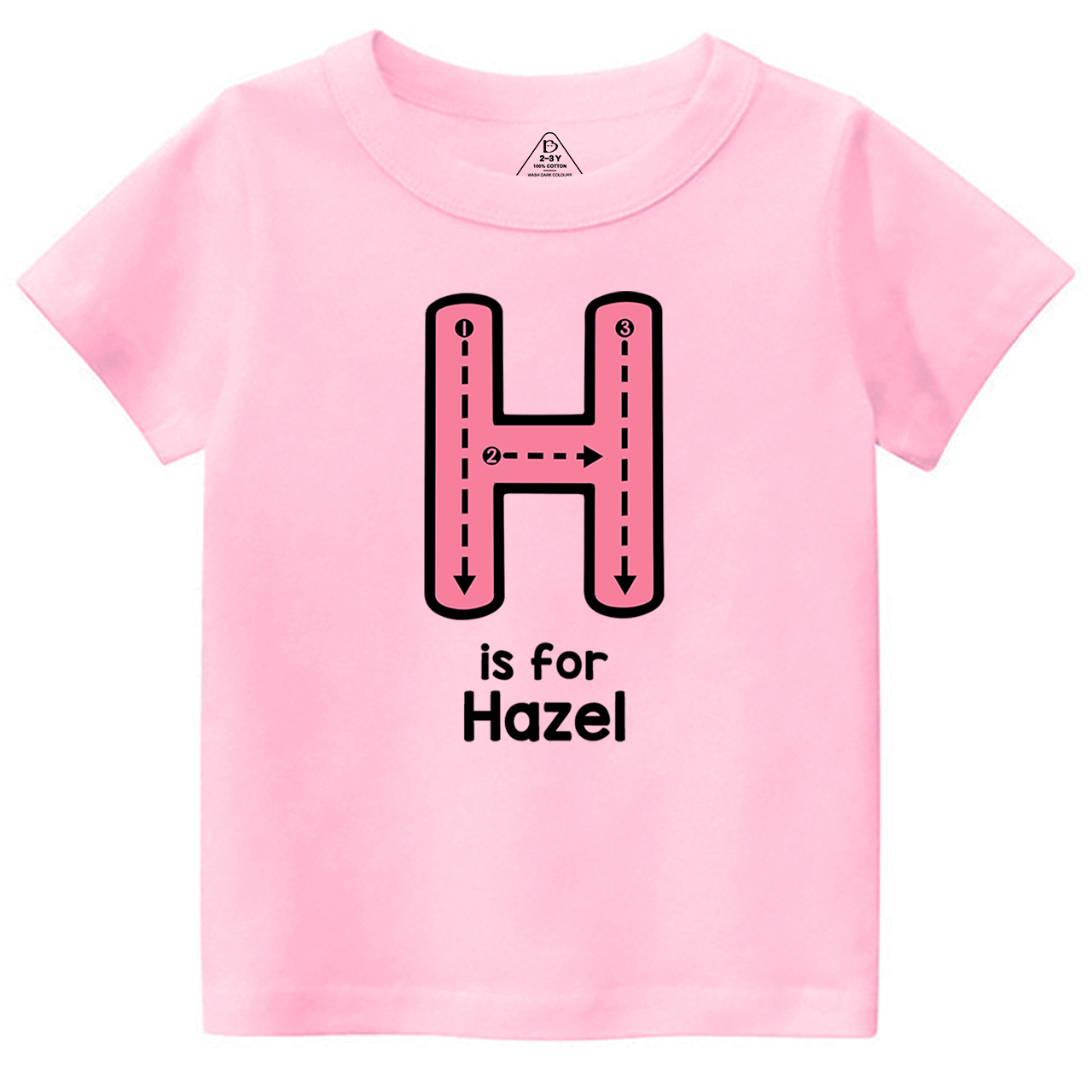 Personalized N Is For Name Tracing Alphabet Kids Shirts