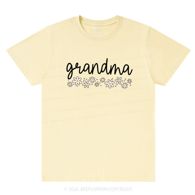 Daisy Floral Grandma T-Shirts