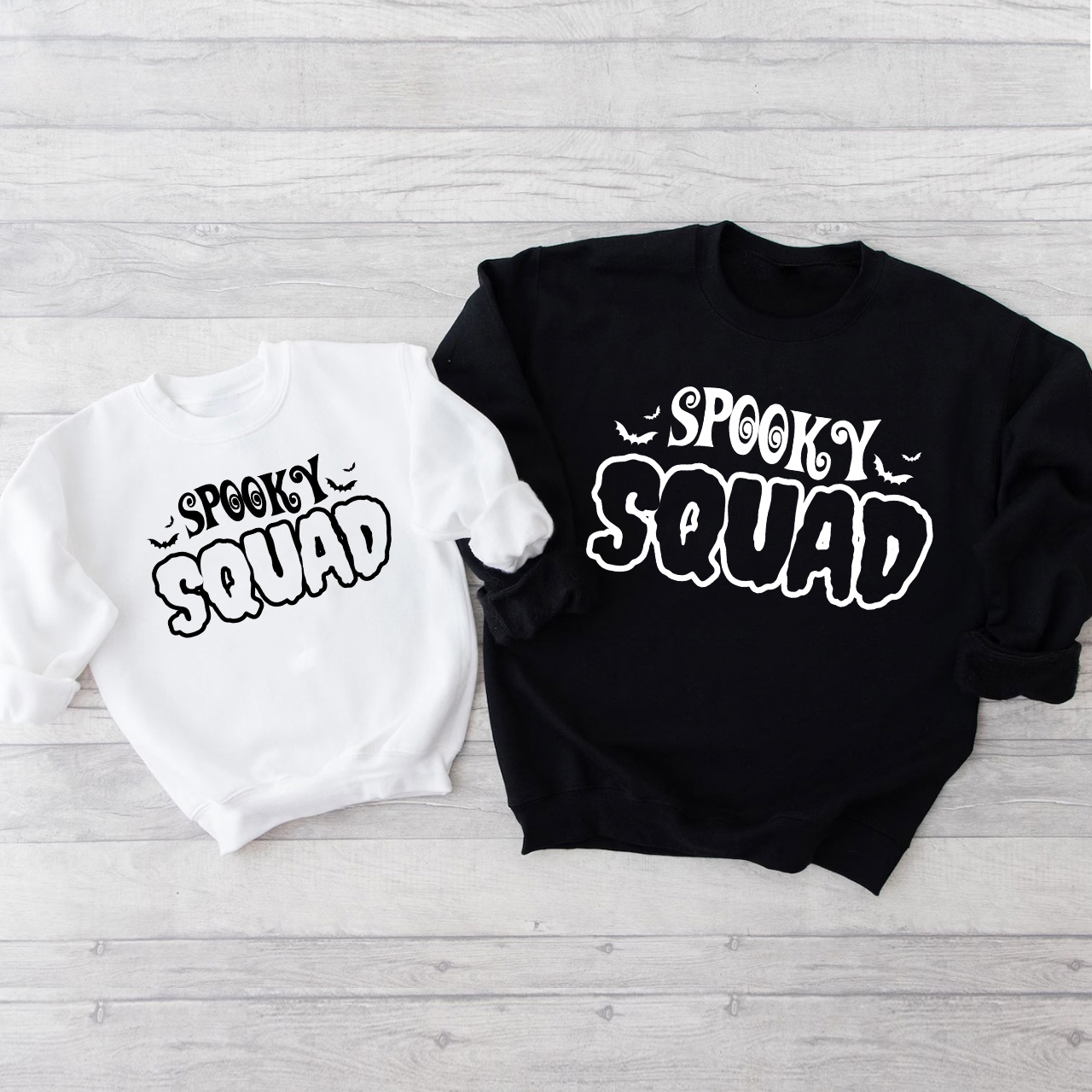 Cute Spooky Squad Halloween Family Sweatshirt