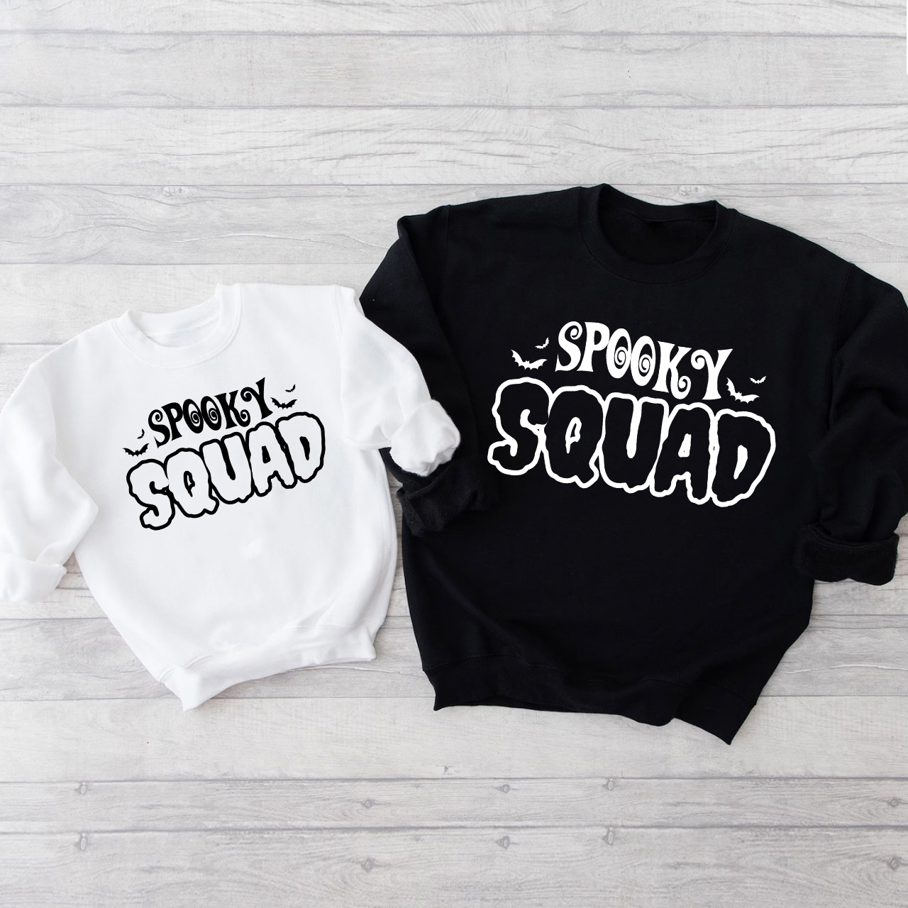 Cute Spooky Squad Halloween Family Sweatshirt
