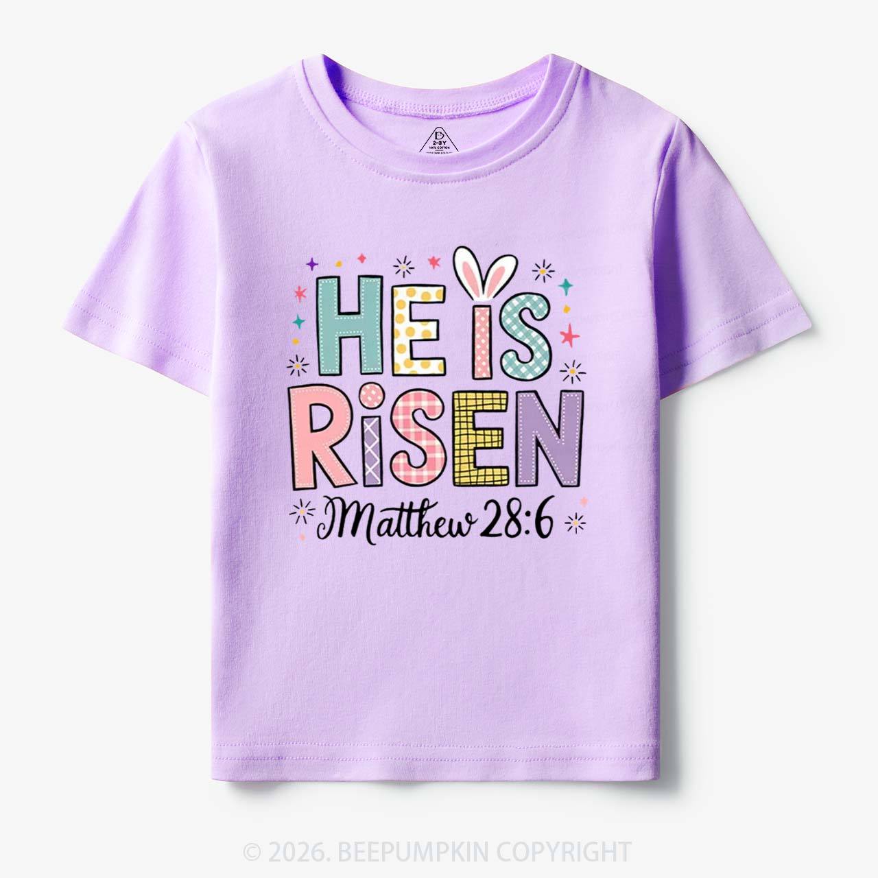 He is Risen Easter Joy Toddler&Kid's Tees