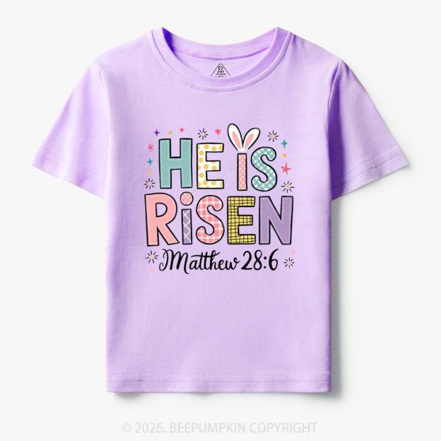 He is Risen Easter Joy Toddler&Kid's Tees