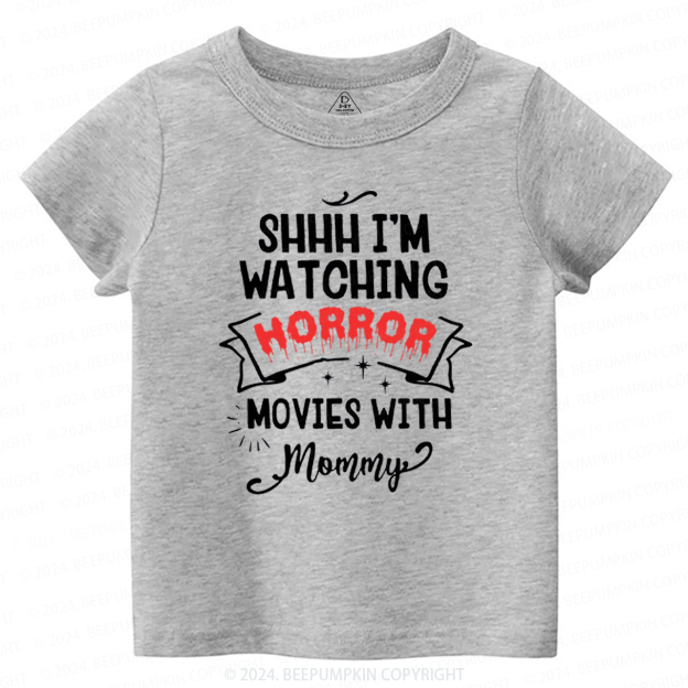 Personalized Watch Horror Movies With XXX Toddler&Kids Tees 7