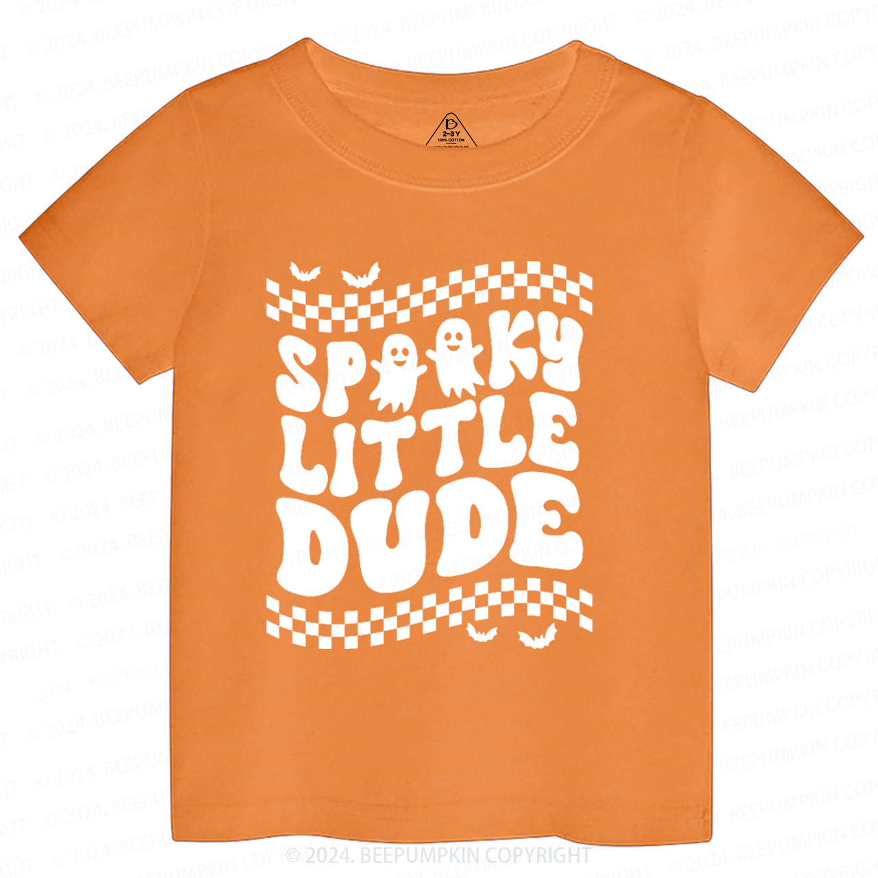 Spooky Little Dude Halloween Toddler&Kids Tees 