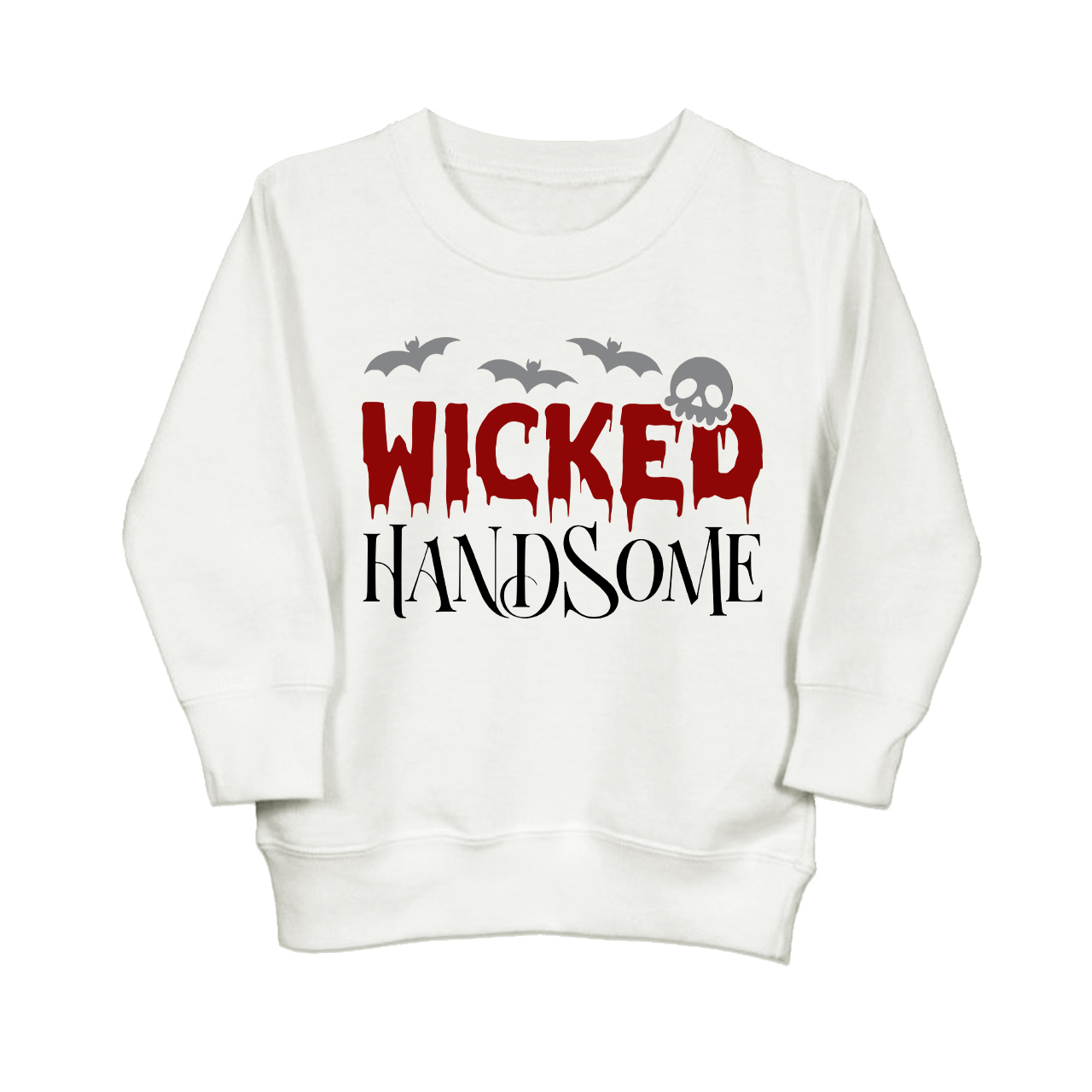 Halloween Wicked Handsome Kids Sweatshirt