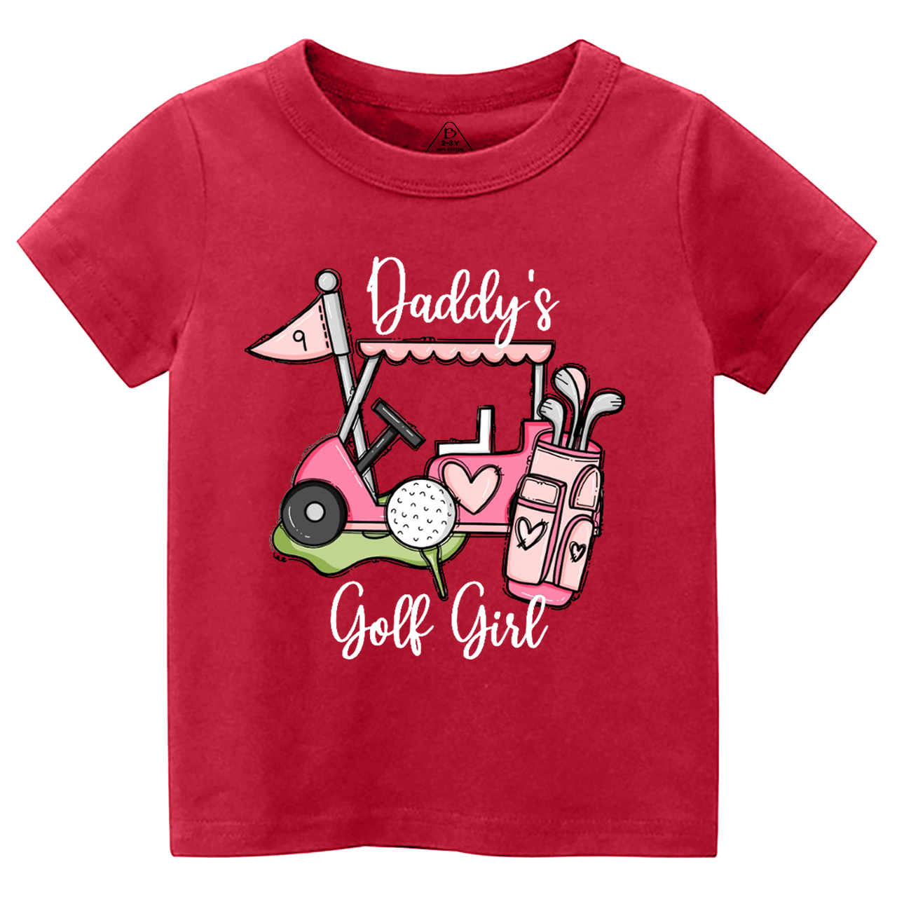 Daddy's Golf Girl Toddler&Kid's Tees Beepumpkin