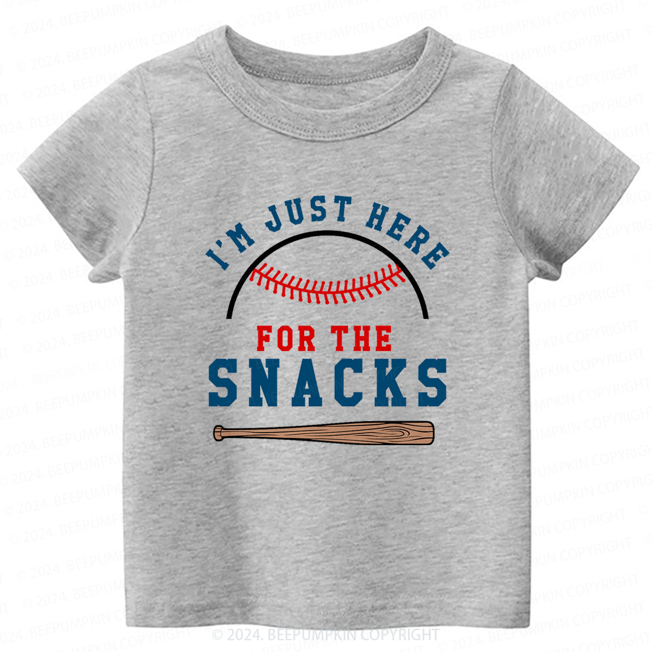 I'm Just Here for the Snacks Toddler&Kids Tees 