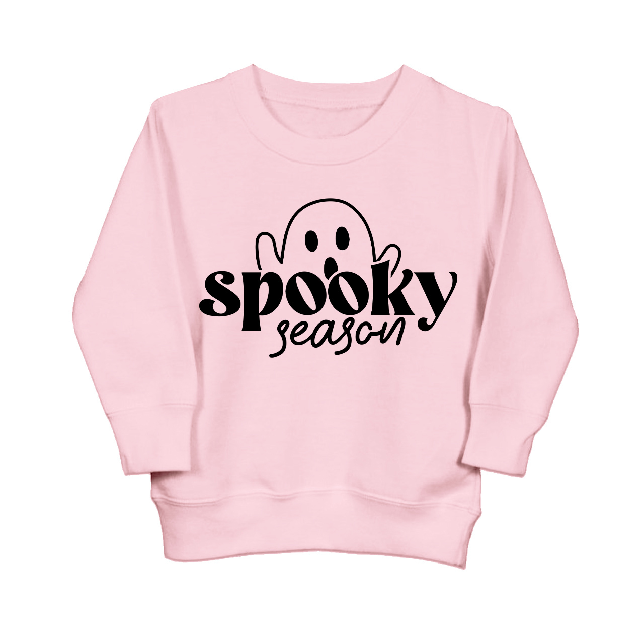 Halloween Cute Ghost Spooky Season Kids Sweatshirt