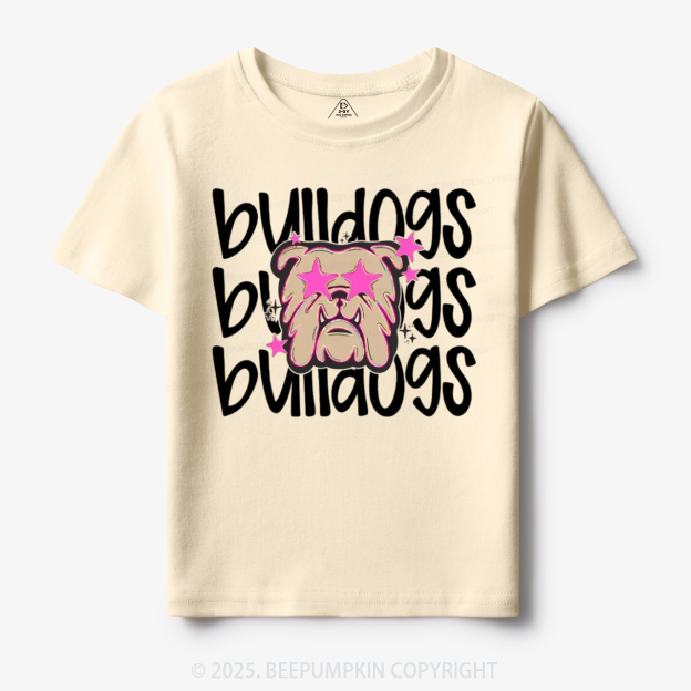School Mascot Bulldogs Toddler&Kid's Tees Beepumpkin
