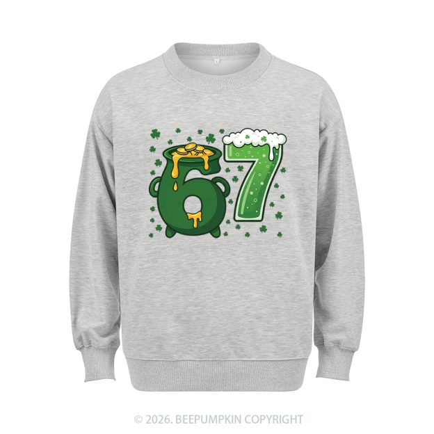 Six Seven St Patrick's Day Aldult Sweatshirt