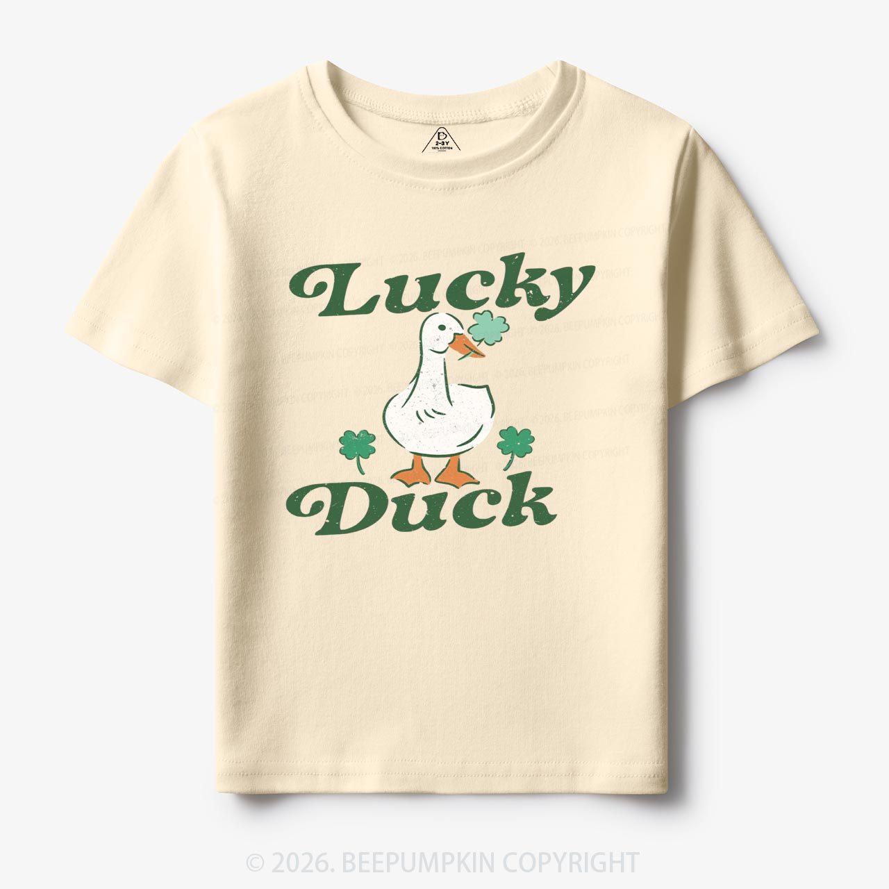 Lucky Duck St Patrick's Day Toddler&Kid's Tees Beepumpkin