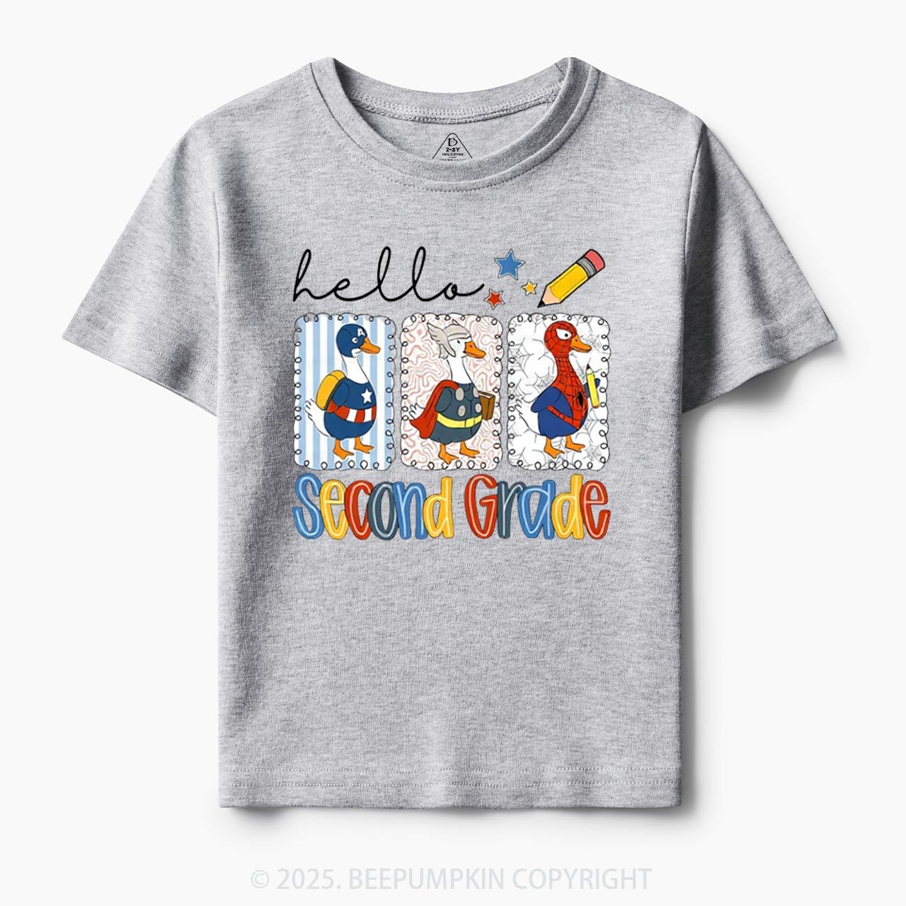 Personalized Hello School Toddler&Kid's Tees Beepumpkin