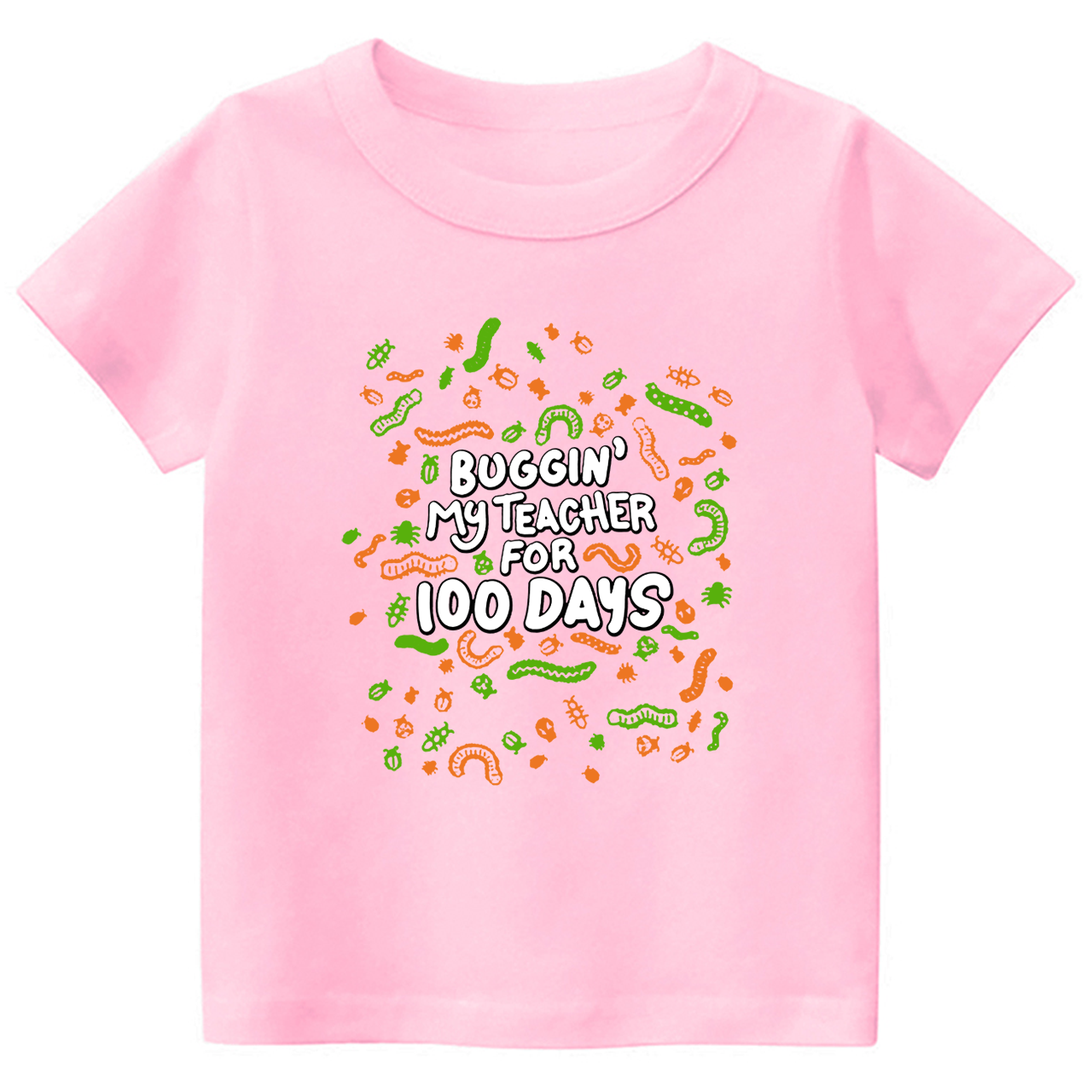 Bugging My Teacher for 100 Days Toddler&Kids Tees 