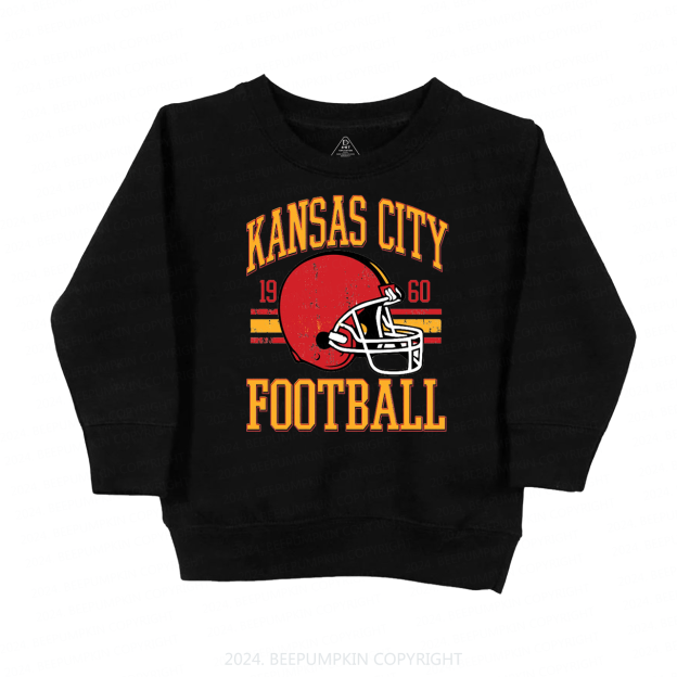 Vintage KC Football Kids Sweatshirt