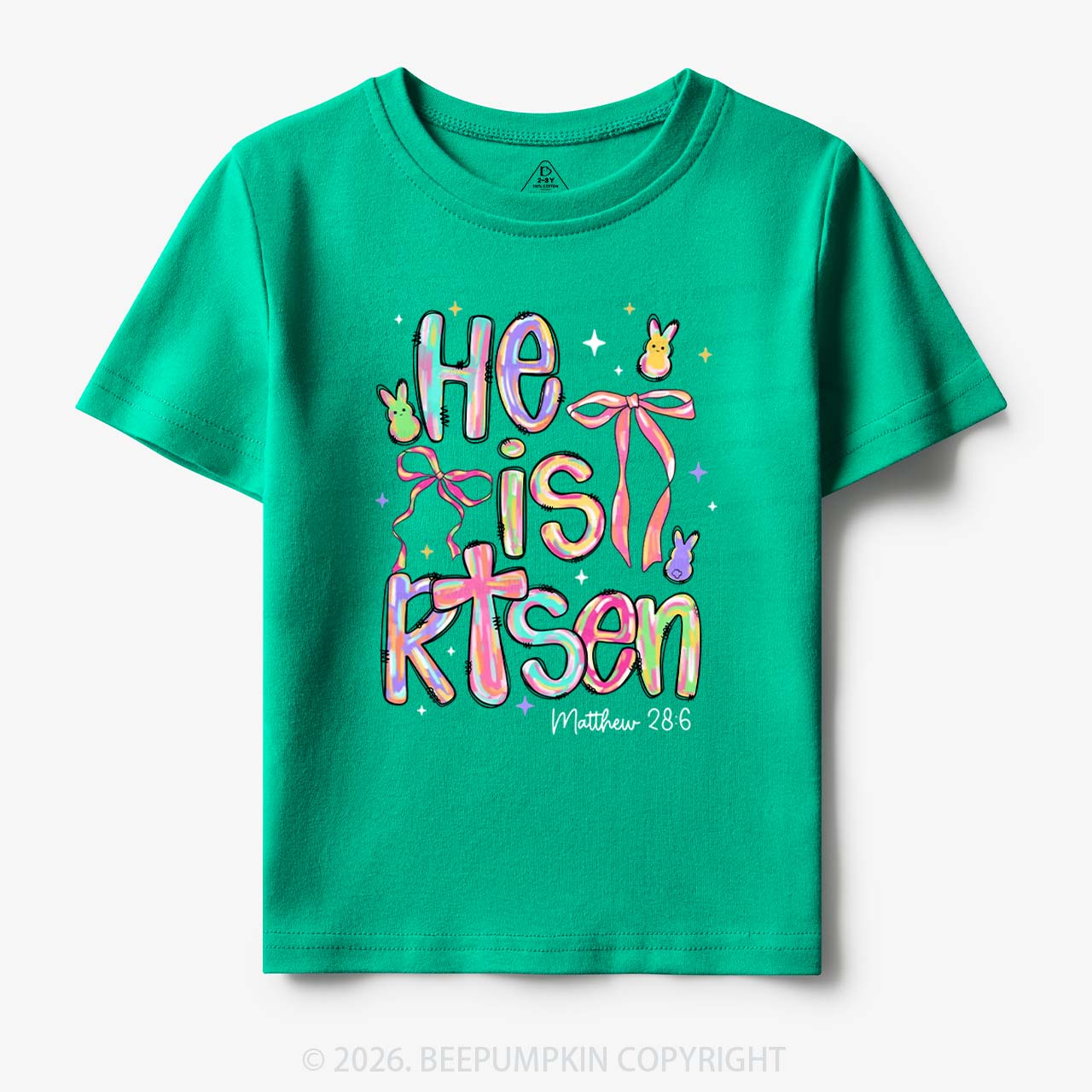 Risen In Color  Candy Bunny Toddler&Kids Tees