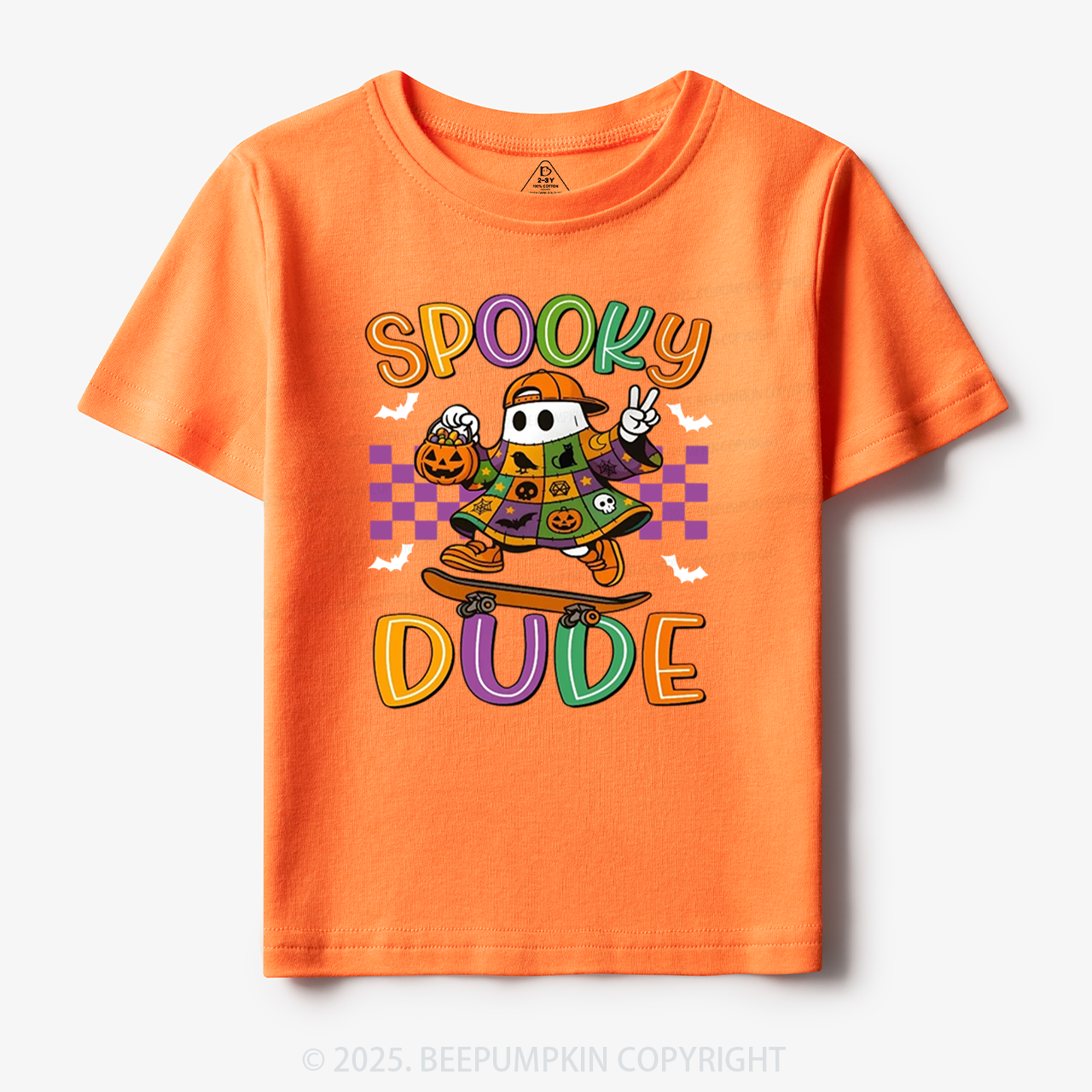 Spooky Dude Halloween Toddler&Kid's Tees Beepumpkin