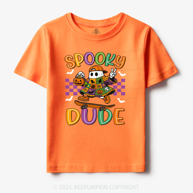 Spooky Dude Halloween Toddler&Kid's Tees Beepumpkin