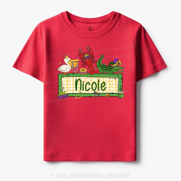Personalized Tiny Parade Nameset Toddler&Kid's Tees Beepumpkin