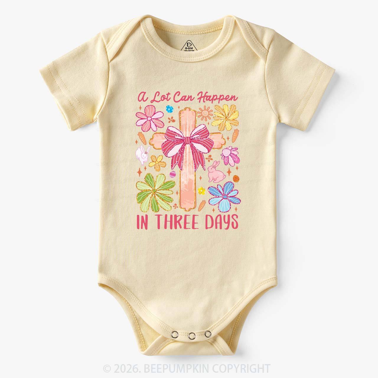 Pastel Easter Christian Baby Bodysuit