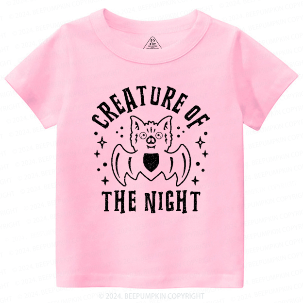 Creature Of The Night Halloween Toddler&Kids Tees 