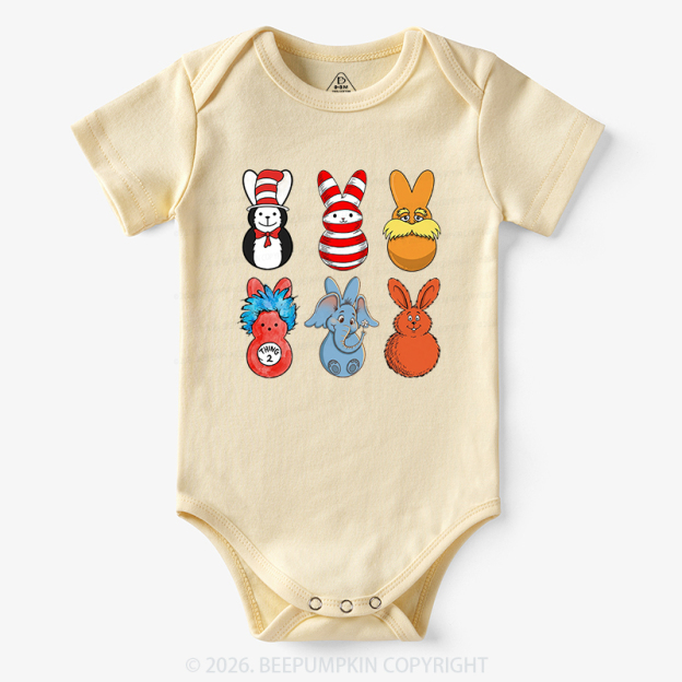 Storybook Bunny Tumbler Baby Bodysuit