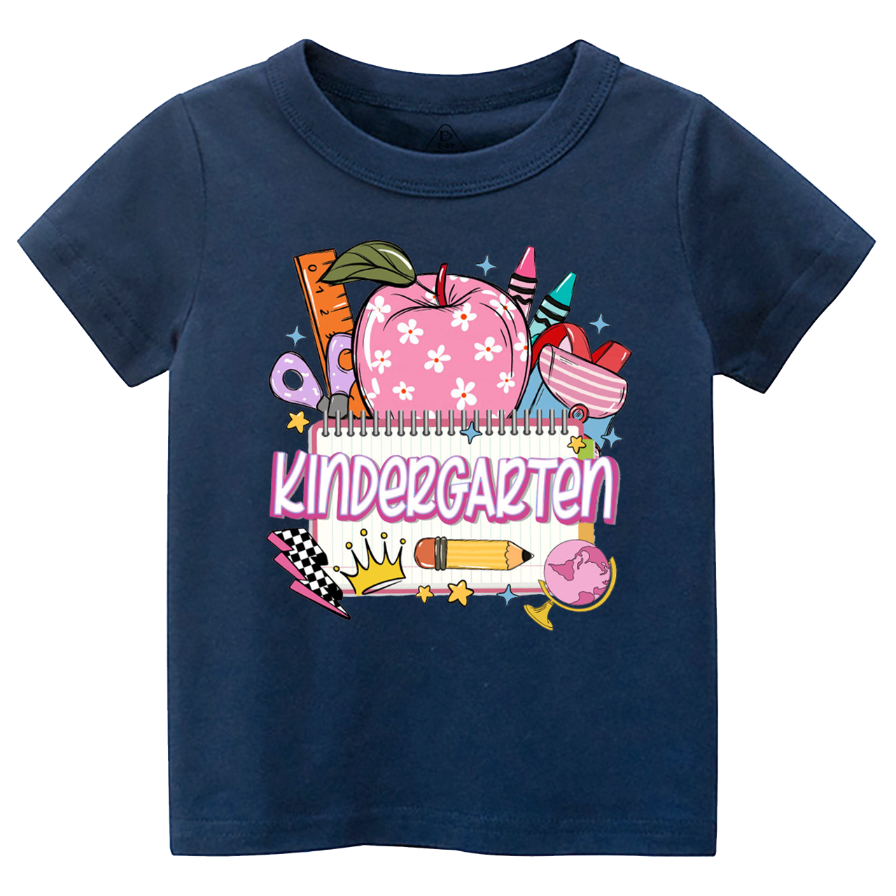 Personalized Retro Back To School Toddler&Kid's Tees Beepumpkin 