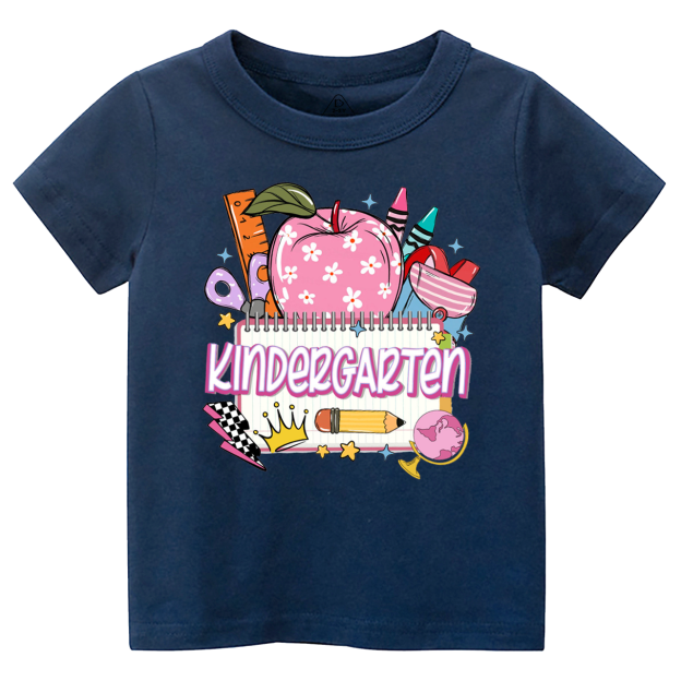 Personalized Retro Back To School Toddler&Kid's Tees Beepumpkin 