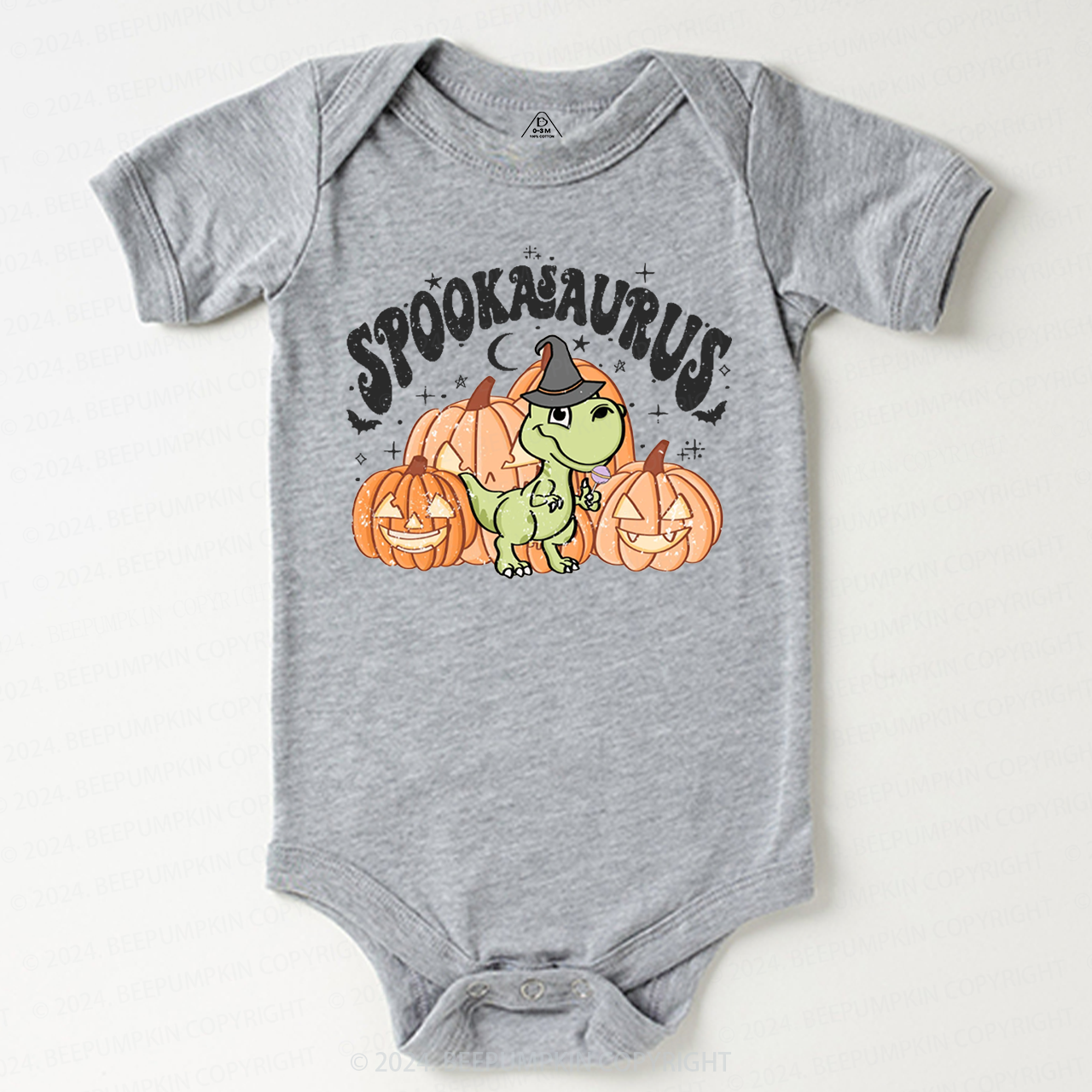  Spookasaurus Dinosaur Halloween Baby Bodysuits 