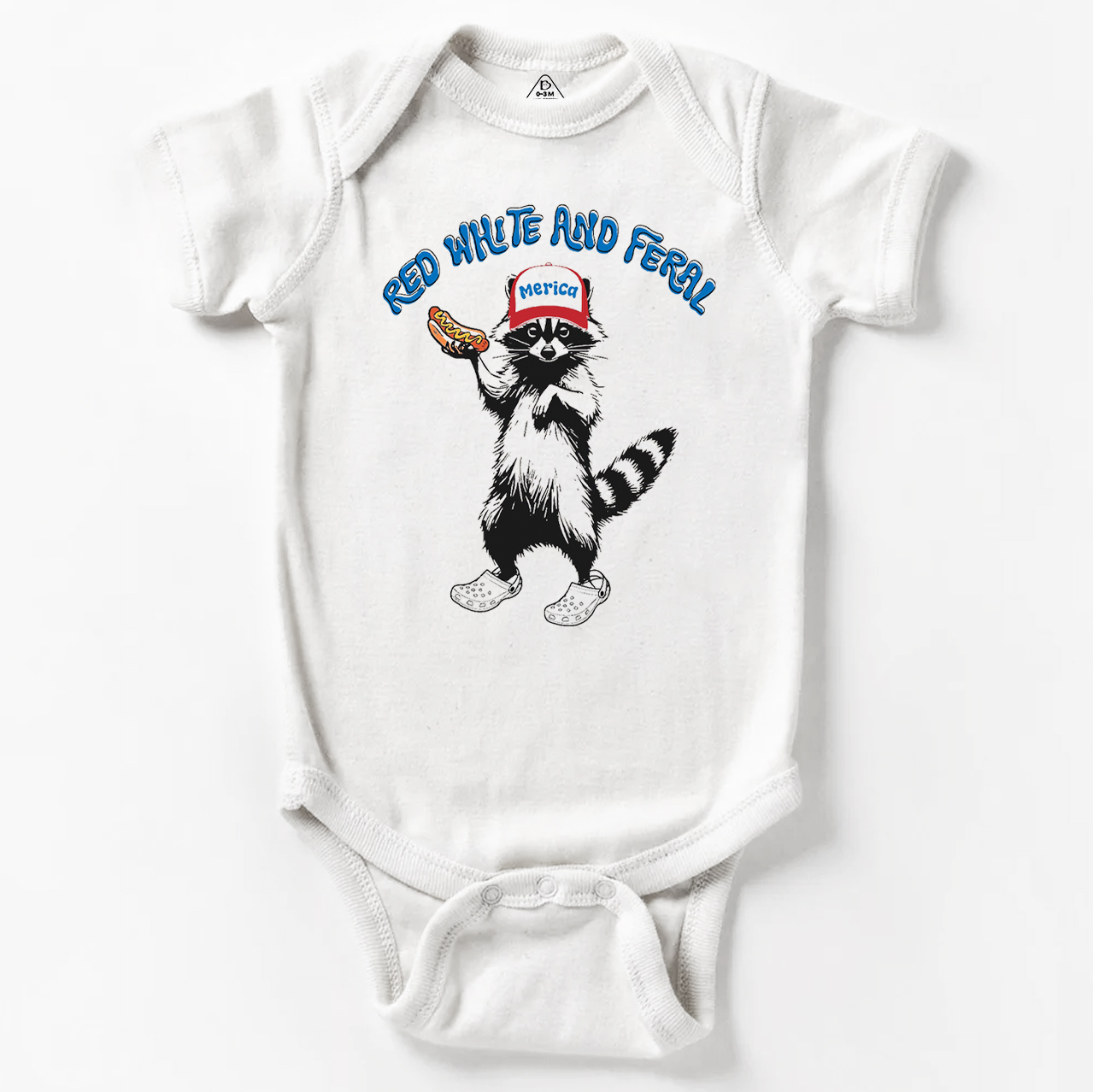 Red White And Feral Bodysuit Beepumpkin