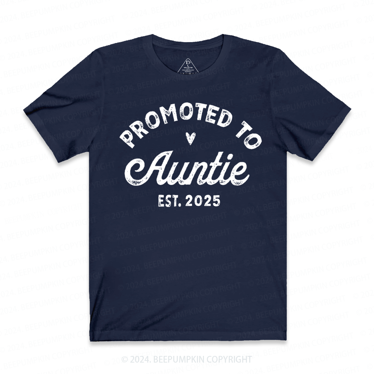 Personalized Established Promoted To Auntie Aunt T-Shirts 