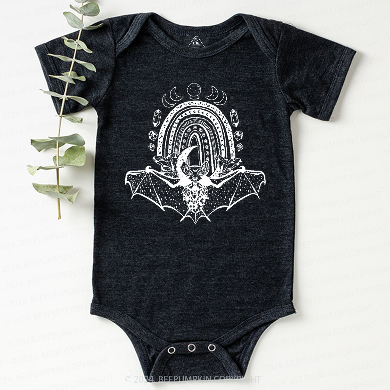 Cute Bat Halloween Baby Bodysuits 