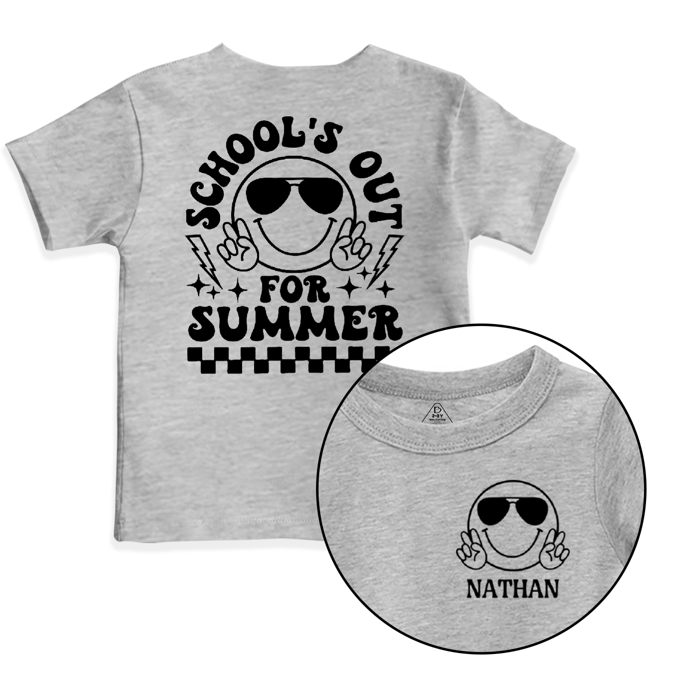 Schools Out For Summer Toddler&Kid's Tees Beepumpkin