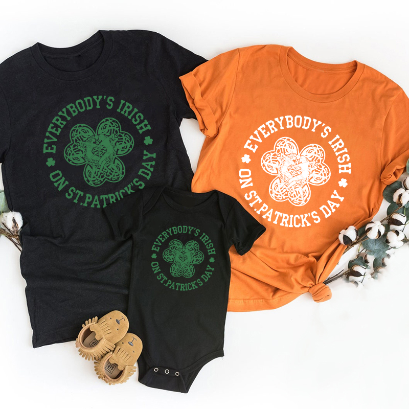 Everybody's Irish St.Patrick's Day Matching Shirts