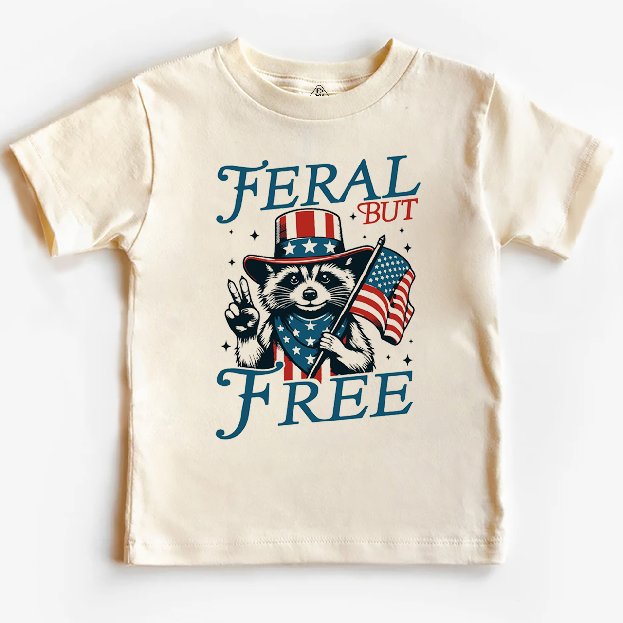 Feral But Free Fourth Of July Toddler&Kid's Tees Beepumpkin 
