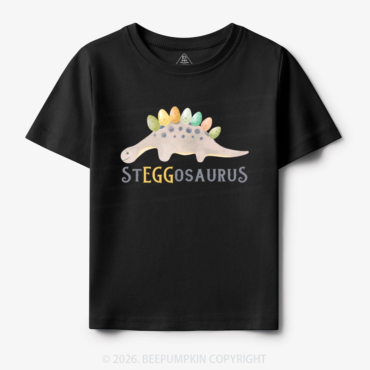 Steggosaurus Easter Toddler&Kid's Tees Beepumpkin